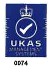 UKAS Management Systems 0074