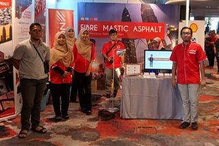 Novapave exhibition booth
