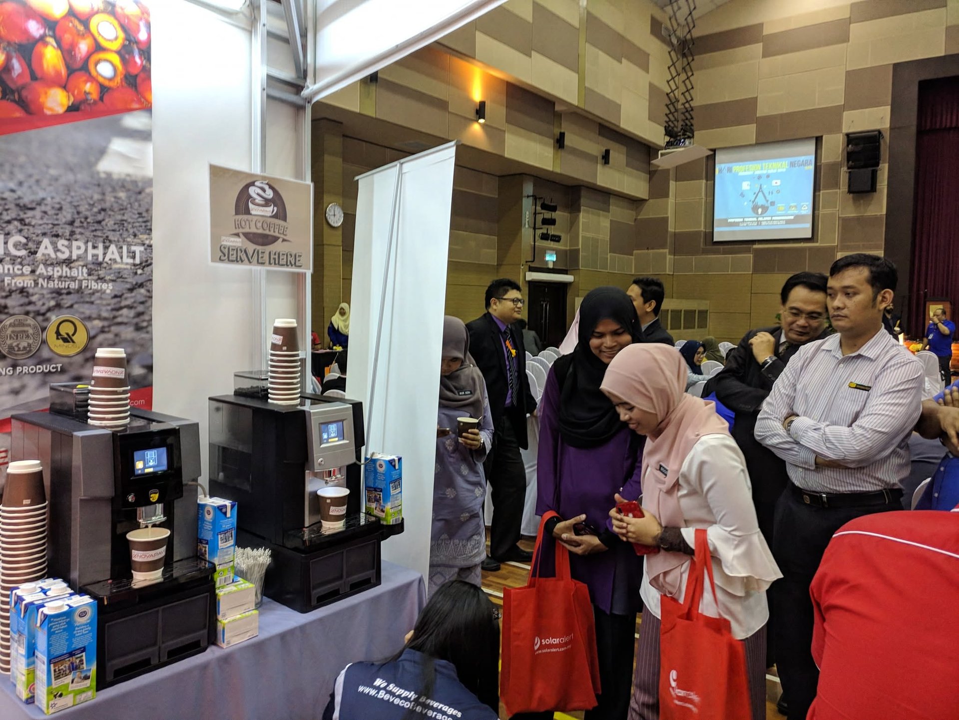 Novapave stand at the National Technical Day exhibition 2018
