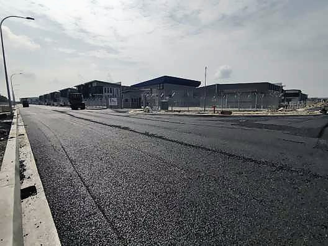 Completed internal road at NCT Smart Industrial Park