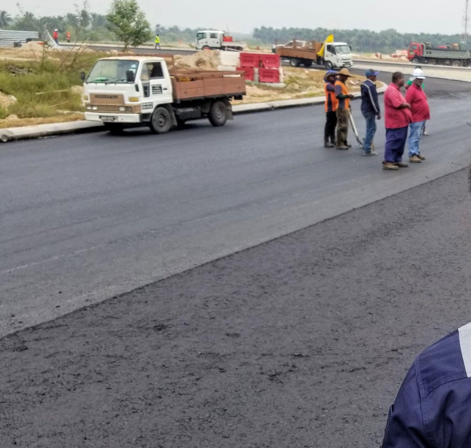 Completed FMA road surface